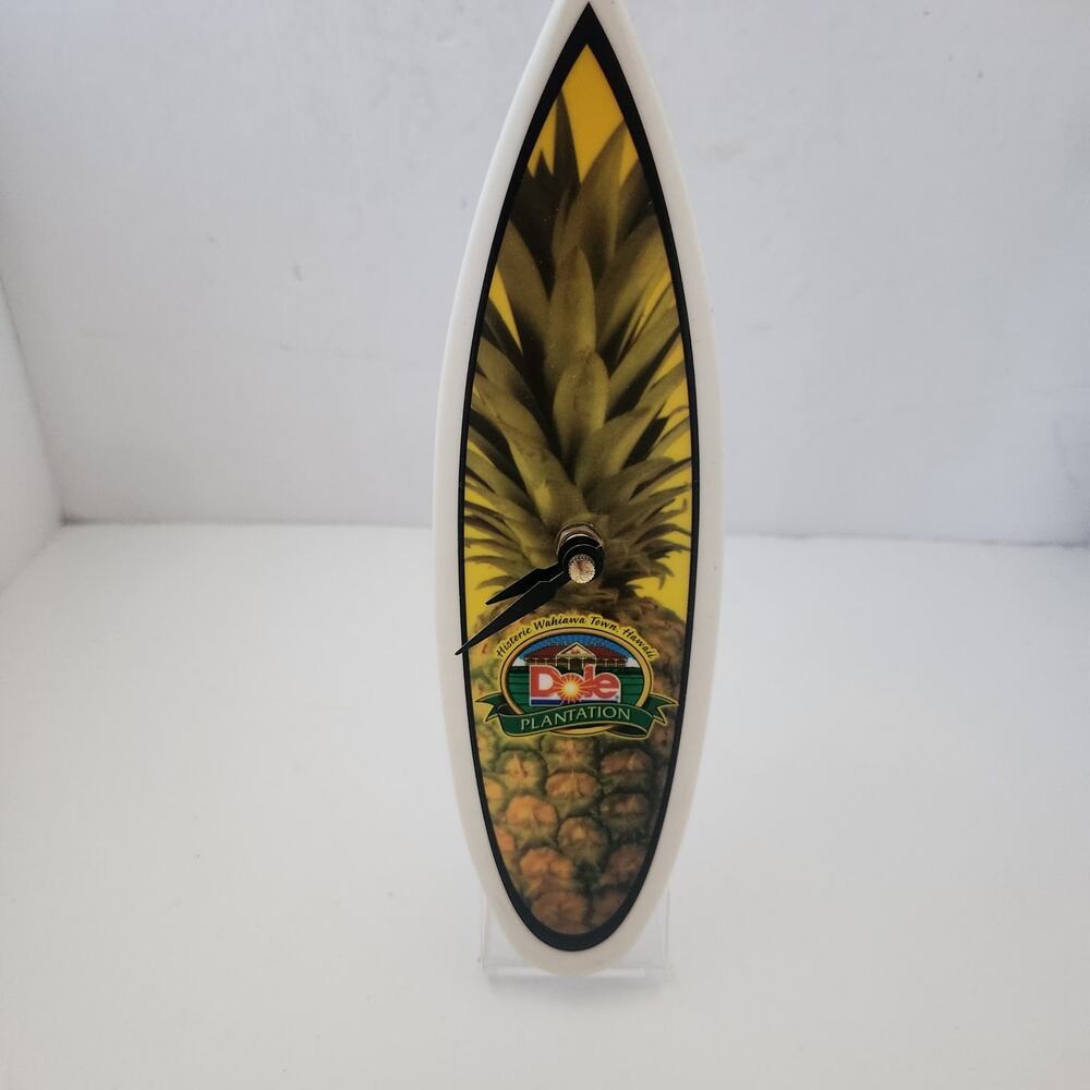 Vintage Dole Wahiawa Town Hawaii surf clock